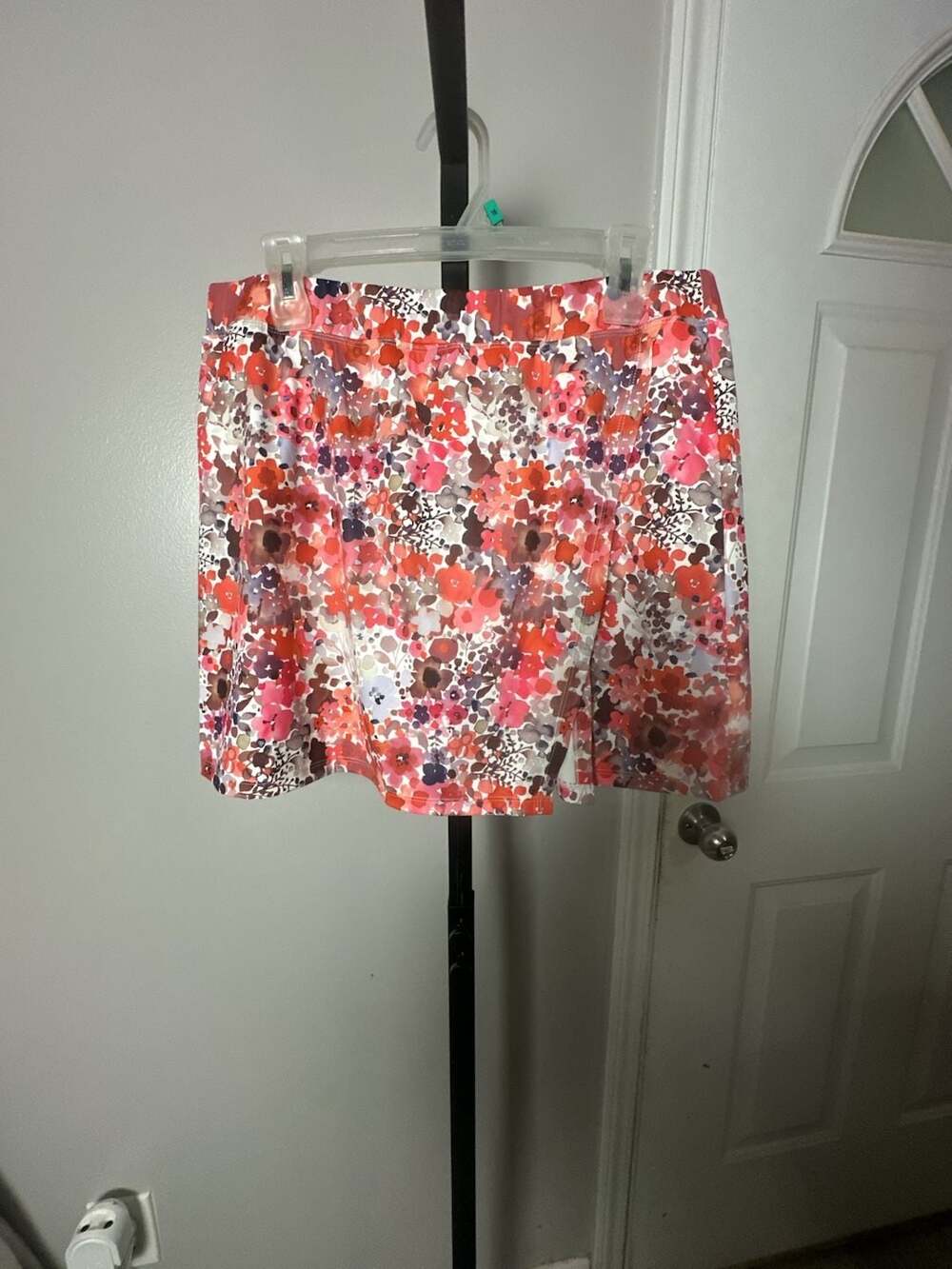 Halara Crossover 2-in-1 Pocket Floral Print Pickleball Skort#937